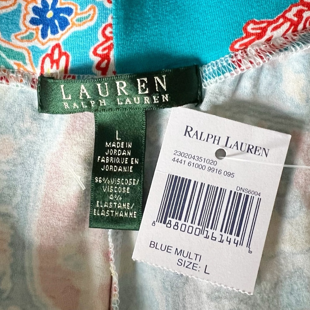 Lauren Ralph Lauren Wide Leg Palazzo Pant | LARGE NWT - Picture 5 of 7